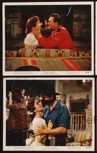 3j783 ROSE MARIE 4 color 8x10 stills '54 Fernando Lamas about to kiss Ann Blyth, sexy Joan Taylor!
