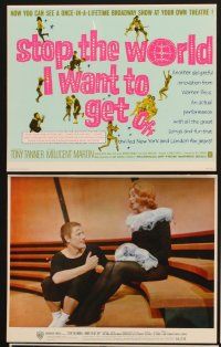 3j544 STOP THE WORLD I WANT TO GET OFF 12 color EngUS 8x10 stills '66 Tanner & Millicent Martin!