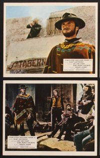 3j611 FOR A FEW DOLLARS MORE 8 color English FOH LCs '67 Sergio Leone & Clint Eastwood classic!