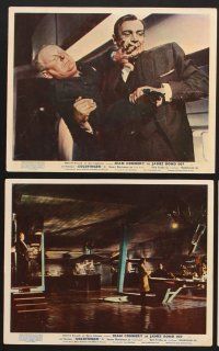 3j616 GOLDFINGER 8 color English FOH LCs '64 Sean Connery, Honor Blackman & Shirley Eaton!