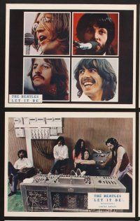 3j630 LET IT BE 8 color English FOH LCs '70 The Beatles, Lennon, McCartney, Ringo Starr & Harrison!