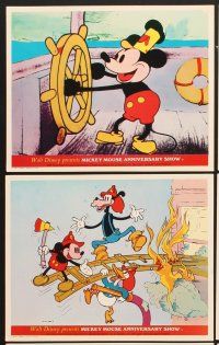 3j640 MICKEY MOUSE ANNIVERSARY SHOW 8 color English FOH LCs '68 Walt Disney, images of classic mouse