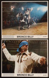 3j762 BRONCO BILLY 4 8x10 mini LCs '80 Clint Eastwood directs & stars, Sondra Locke!