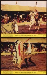 3j710 BUFFALO BILL & THE INDIANS 6 8x10 mini LCs '76 Paul Newman as William F. Cody, Burt Lancaster