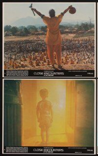 3j593 CLOSE ENCOUNTERS OF THE THIRD KIND 8 8x10 mini LCs '77 Steven Spielberg sci-fi classic!