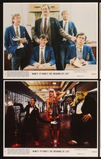 3j642 MONTY PYTHON'S THE MEANING OF LIFE 8 8x10 mini LCs '83 Graham Chapman, John Cleese, Gilliam!