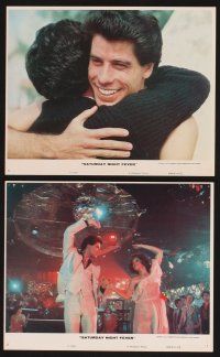 3j836 SATURDAY NIGHT FEVER 3 8x10 mini LCs '77 disco dancer John Travolta & Karen Lynn Gorney!