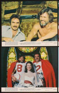 3j724 SEMI-TOUGH 6 8x10 mini LCs '77 Burt Reynolds, Kris Kristofferson, Jill Clayburgh, football!