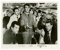 3k015 AIRPORT 8x10 still '70 Dean Martin, Jacqueline Bisset & concerned airplane passengers!