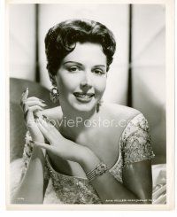 3k038 ANN MILLER 8x10 still '40s wonderful smiling portrait of the sexy actress with cool jewelry!