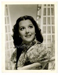 3k040 ANN RUTHERFORD 8x10 still '40s head & shoulders smiling portrait of the pretty actress!