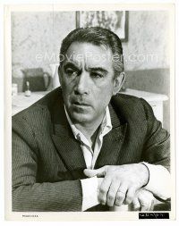 3k047 ANTHONY QUINN 8x10 still '64 head & shoulders c/u looking concerned from The Visit!