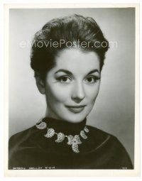 3k062 BARBARA SHELLEY 8x10.25 still '50s head & shoulders portrait of the pretty English actress!