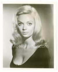 3k065 BARBARA STEELE 8x10 still '60s head & shoulders close up of the sexy English blonde!