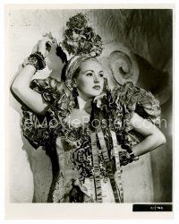 3k070 BETTY GRABLE 7.75x10 still '40 close up in sexy Latin costume from Down Argentine Way!