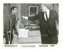 3k122 CAT ON A HOT TIN ROOF 8x10 still '58 Burl Ives confronting Paul Newman on crutches!