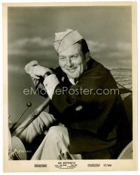3k128 CHARLES MCGRAW 8x10 still '57 in military uniform sitting in jeep from Joe Butterfly!