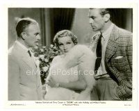 3k186 DESIRE 8x10 still '36 c/u of sexy Marlene Dietrich between Gary Cooper & John Halliday!