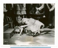 3k188 DESTRY RIDES AGAIN 8x10 still '39 great c/u of Marlene Dietrich catfighting with Una Merkel!