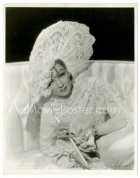 3k190 DEVIL IS A WOMAN deluxe 7.75x10 still '35 c/u of Marlene Dietrich in incredible dress & hat!