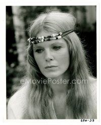 3k194 DIANE VARSI 8x10 still '68 close up wearing beaded headband from Wild in the Streets!
