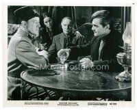 3k196 DOCTOR ZHIVAGO 8x10 still '65 Geraldine Chaplin watches Alec Guinness & Omar Sharif drink!