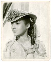3k249 EVELYN KEYES 8x10 still R47 head & shoulders c/u in costume from Gone With the Wind!