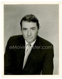 3k314 GREGORY PECK 8x10.25 still '57 great close portrait in suit & tie from Designing Woman!