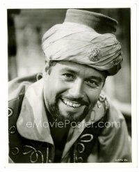 3k316 GUY WILLIAMS 8x10 still '63 great smiling close up in costume from Captain Sindbad!