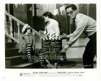 3k350 INSIDE DAISY CLOVER candid 8x10 still '66 Natalie Wood doing test with man with clapboard!