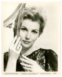 3k396 JOAN O'BRIEN 8x10 still '63 portrait in lace dress from It Happened at the World's Fair!