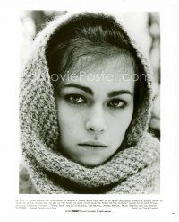 3k399 JOANNA PACULA 8x10 still '83 head & shoulders close up wearing scarf from Gorky Park!