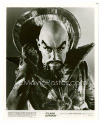 3k514 MAX VON SYDOW 8x9.75 still '80 best portrait in costume as Emperor Ming from Flash Gordon!