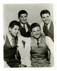 3k650 UNTOUCHABLES TV 8x10 still '60s Robert Stack as Eliot Ness with three of his agents!