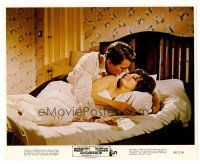 3k049 ARABESQUE color 8x10 still '66 Gregory Peck with sexy Sophia Loren naked in bed!
