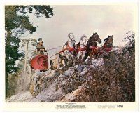 3k252 FALL OF THE ROMAN EMPIRE color 8x10 still '64 Stephen Boyd riding chariot on rocky road!