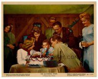 3k517 McCONNELL STORY color 8x10 still #7 '55 Alan Ladd & June Allyson with their baby!