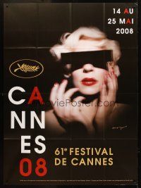 3m327 CANNES FILM FESTIVAL 2008 French 1p '08 cool image of woman with censored eyes!