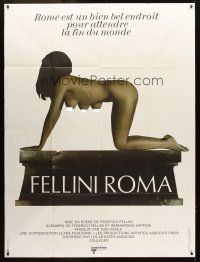 3m377 FELLINI'S ROMA French 1p '72 wild image of female who suckled Romulus and Remus!
