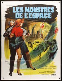 3m380 FIVE MILLION YEARS TO EARTH French 1p '67 different sci-fi art by Boris Grinsson!