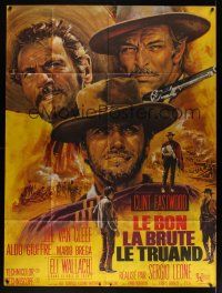 3m400 GOOD, THE BAD & THE UGLY French 1p R70s Clint Eastwood, Lee Van Cleef, Leone, Mascii art!