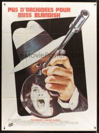3m405 GRISSOM GANG French 1p '71 Robert Aldrich, Kim Darby, different image of gangster with gun!