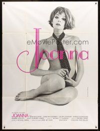 3m429 JOANNA French 1p '68 full-length sexy naked Genevieve Waite wearing only a tie!