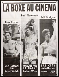 3m440 LA BOXE AU CINEMA French 1p '90s Errol Flynn, Paul Newman, Jeff Bridges, all boxing!