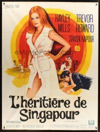 3m477 MATTER OF INNOCENCE French 1p '68 different sexy art of Hayley Mills with makeup!
