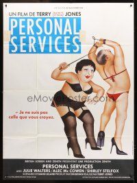 3m516 PERSONAL SERVICES French 1p '87 Terry Jones' English prostitution comedy, wacky bondage art!