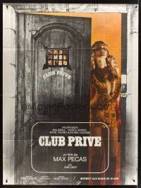 3m529 PRIVATE CLUB French 1p '74 Max Pecas, super sexy stripper at sex club door!