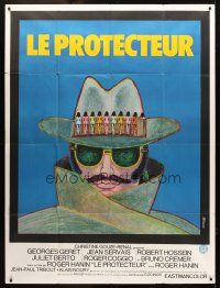 3m531 PROTECTOR French 1p '74 Roger Hanin's Le Protecteur, great art by Rene Ferracci!