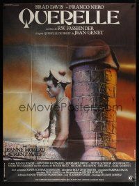 3m537 QUERELLE style B French 1p '82 Rainer Werner Fassbinder, outrageous phallic art by Baltimore!