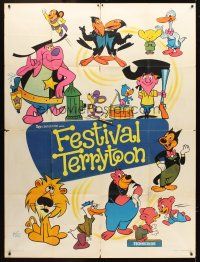 3m600 TERRYTOON FESTIVAL French 1p '60s great cartoon art by Boris Grinsson!